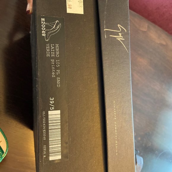 Giuseppe Zanotti Monro 105 PL Sand Laize printed Verde Size 39.5 - Picture 5 of 5